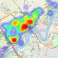 Wards - Strood listings heatmap