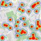 Wards - Walderslade listings heatmap