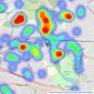 Wards - Welling listings heatmap