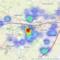 Ware & Co - Taunton listings heatmap