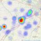 Warners Estate Agents - Wymondham listings heatmap