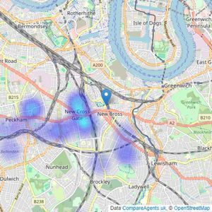 Warren Kerr - London listings heatmap