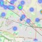 Warrens - Stockport listings heatmap