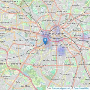 Waterhouse Estate Agents - Manchester listings heatmap