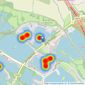 Watermark - South Cerney listings heatmap