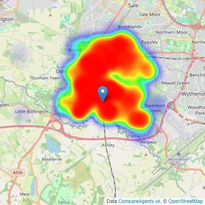 Watersons - Hale listings heatmap