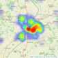 Watkins  Thomas - Hereford listings heatmap