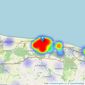 Watsons - North Norfolk listings heatmap