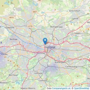 We Auction Property - Glasgow listings heatmap