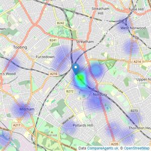 We Can Properties - London listings heatmap