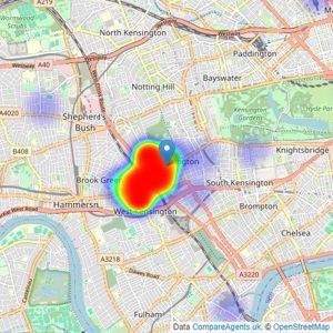 Wedgewood Estates - London listings heatmap