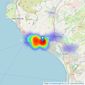 Welcome Homes Ayrshire - Stevenston listings heatmap