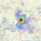 Welcome Homes - Doncaster listings heatmap