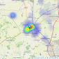 Wellington Evans - Hitchin listings heatmap