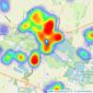 WellingtonWise - St Ives listings heatmap