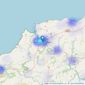 West Wales Properties - Cardigan listings heatmap