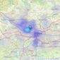 Westgate Estate Agents, - Glasgow listings heatmap