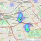 Westways - London listings heatmap