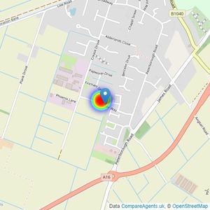 Wheatley Homes Ltd listings heatmap