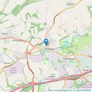 Whiteacres Property - Burnley listings heatmap