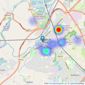 Whitegates - Newark listings heatmap