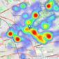 Whitegates - West Derby listings heatmap