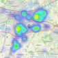 Whiteknights Estate Agents - Reading listings heatmap