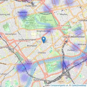 Whitewill - London listings heatmap