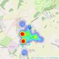 Whitewood Estates - Bovington listings heatmap