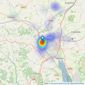 Whitton & Laing - Exeter listings heatmap