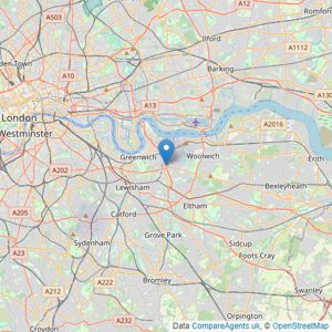 Whozoo - London listings heatmap