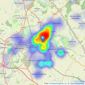 Wiglesworth - Leamington Spa listings heatmap