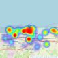 Wilbee & Son - Herne Bay listings heatmap