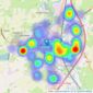 Wilkie May & Tuckwood - Bridgwater - Bridgwater listings heatmap