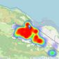 Wilkie May & Tuckwood - Minehead listings heatmap