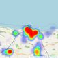 Wilkie May & Tuckwood - Watchet listings heatmap