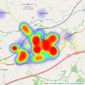 Wilkie May & Tuckwood - Wellington listings heatmap