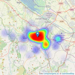 William Gleave - Buckley listings heatmap