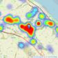 William Gleave - Holywell listings heatmap