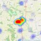 William H. Brown - Aylsham listings heatmap