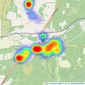 William H. Brown - Brandon listings heatmap