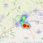 William H. Brown - Bungay listings heatmap