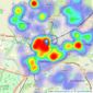 William H. Brown - Chelmsford listings heatmap