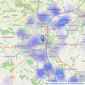 William H. Brown - Chesterfield listings heatmap