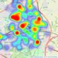 William H. Brown - Crossgates listings heatmap