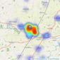 William H. Brown - Diss listings heatmap