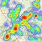 William H. Brown - Doncaster listings heatmap