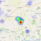 William H. Brown - Framlingham listings heatmap