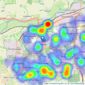 William H. Brown - Harlow listings heatmap