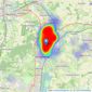 William H. Brown - Hoddesdon listings heatmap